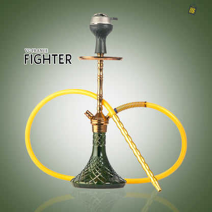 Fighter Hookah L3 - Bronze Stem / Black Base