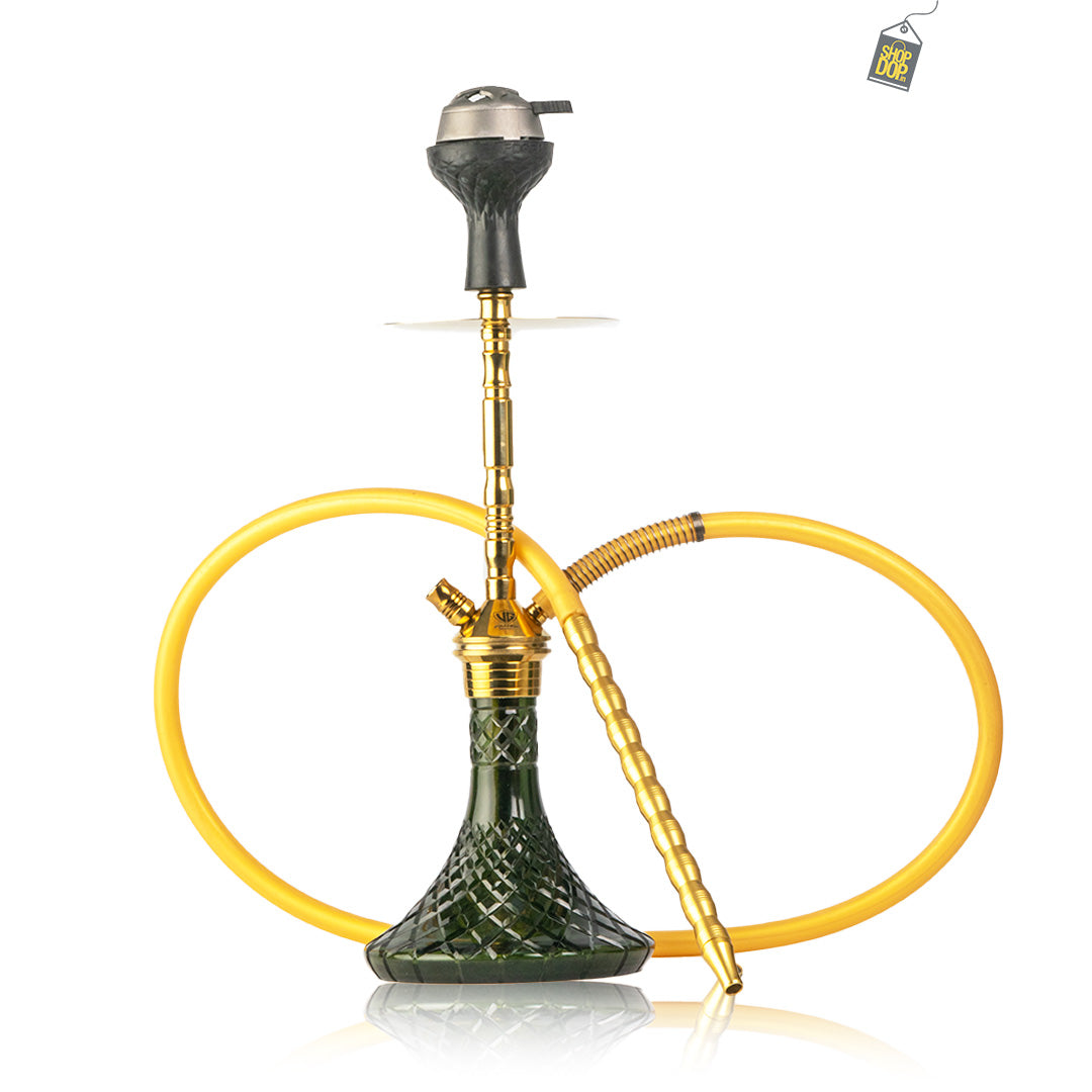 Fighter Hookah R2 - Gold Stem / Black Base