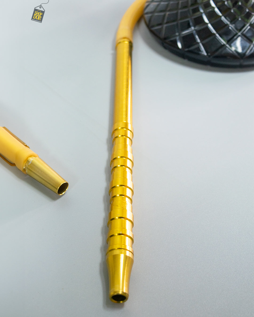 Fighter Hookah - Gold Stem / Black Base (Variants)