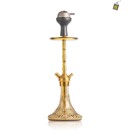 Fighter Hookah L5 - Golden Stem / Grey Base