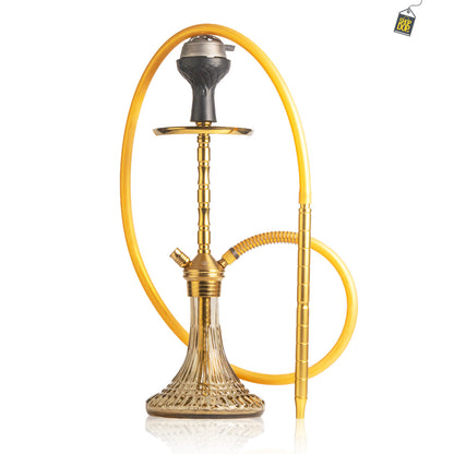 Fighter Hookah L5 - Golden Stem / Grey Base