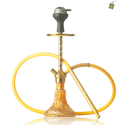 Fighter Ladder 2.0 Hookah - Gold Stem / Gold Base