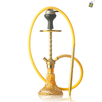 Fighter Ladder 2.0 Hookah - Gold Stem / Gold Base