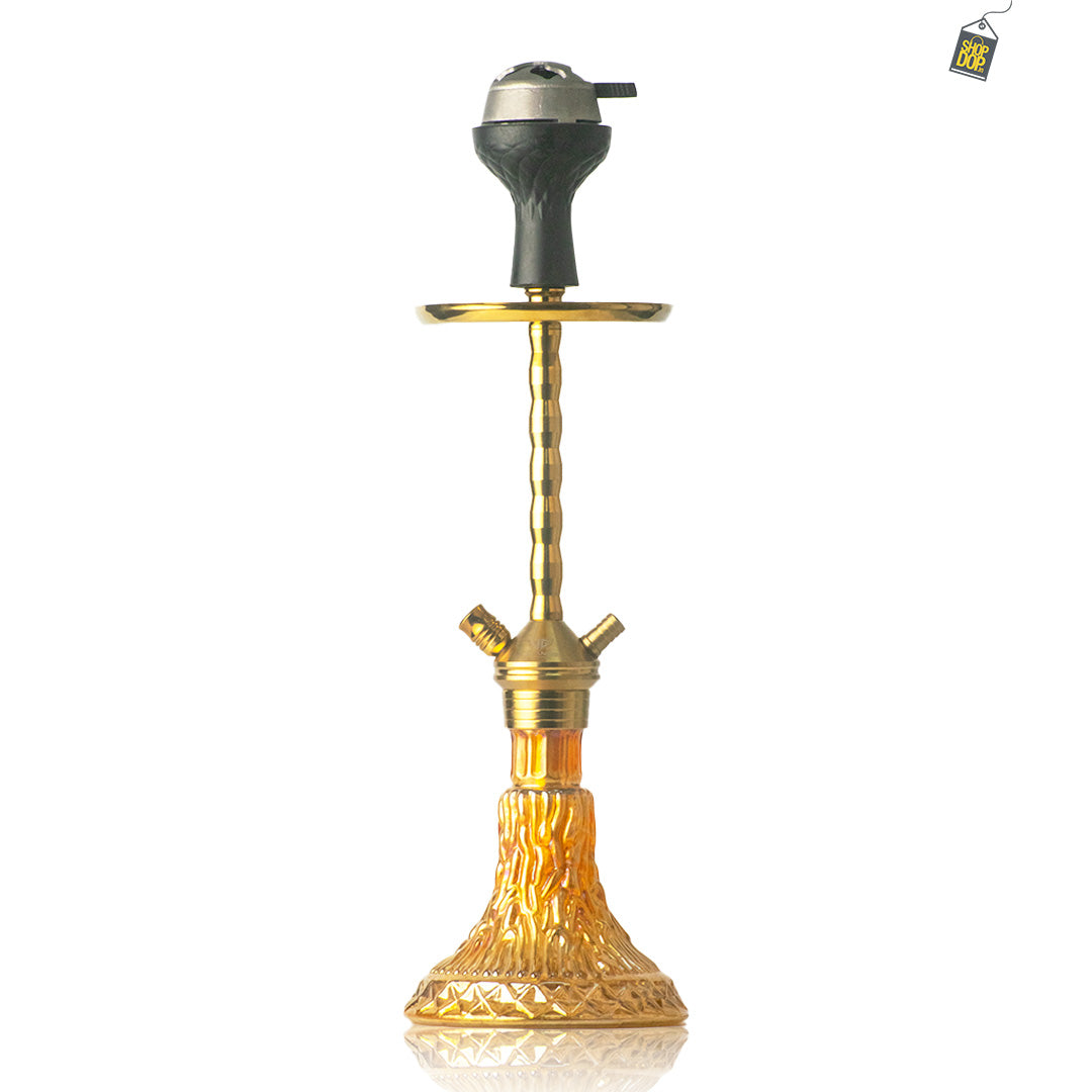 Fighter Ladder 2.0 Hookah - Gold Stem / Gold Base