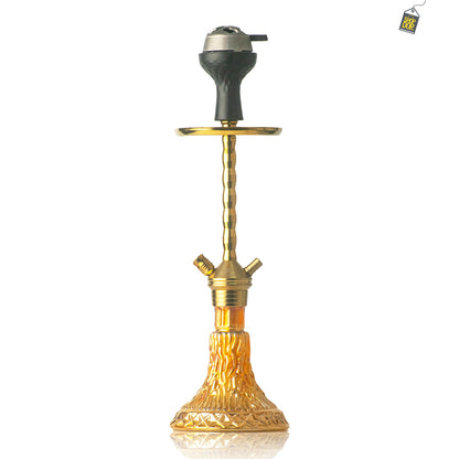 Fighter Ladder 2.0 Hookah - Gold Stem / Gold Base