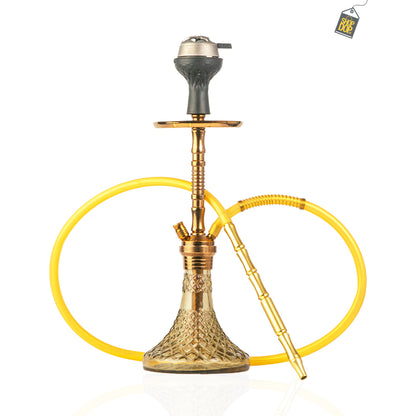 Fighter Hookah - Bronze Stem / Grey Base