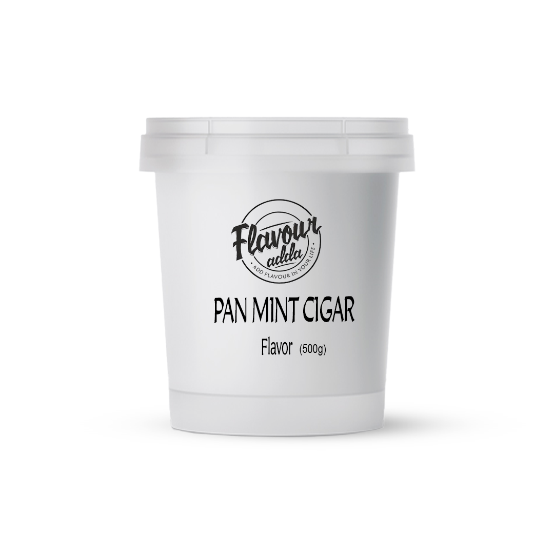 Flavor Adda Pan Mint Cigar Hookah Flavor - 500g Bucket