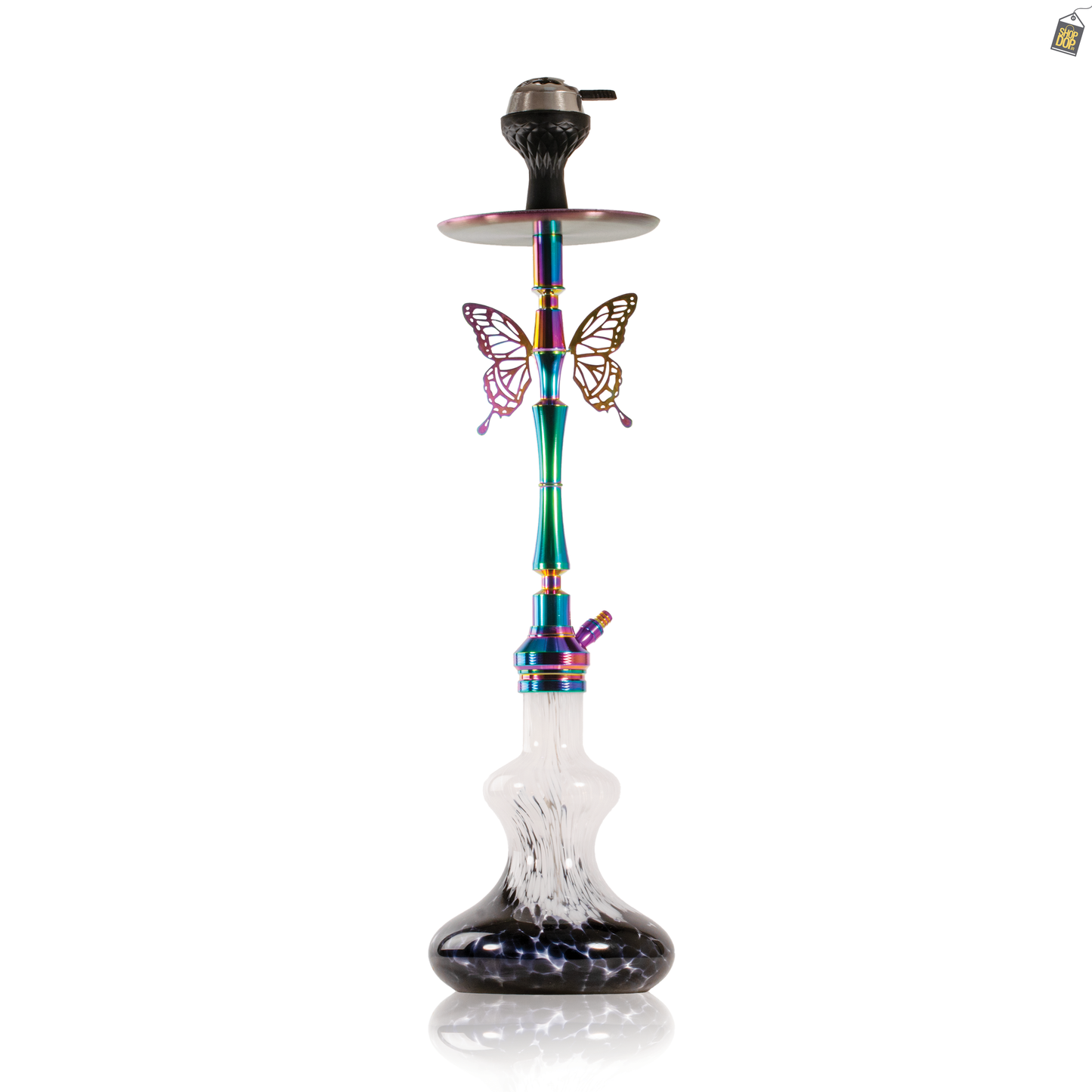 Flutter Hookah with Wings - Rainbow