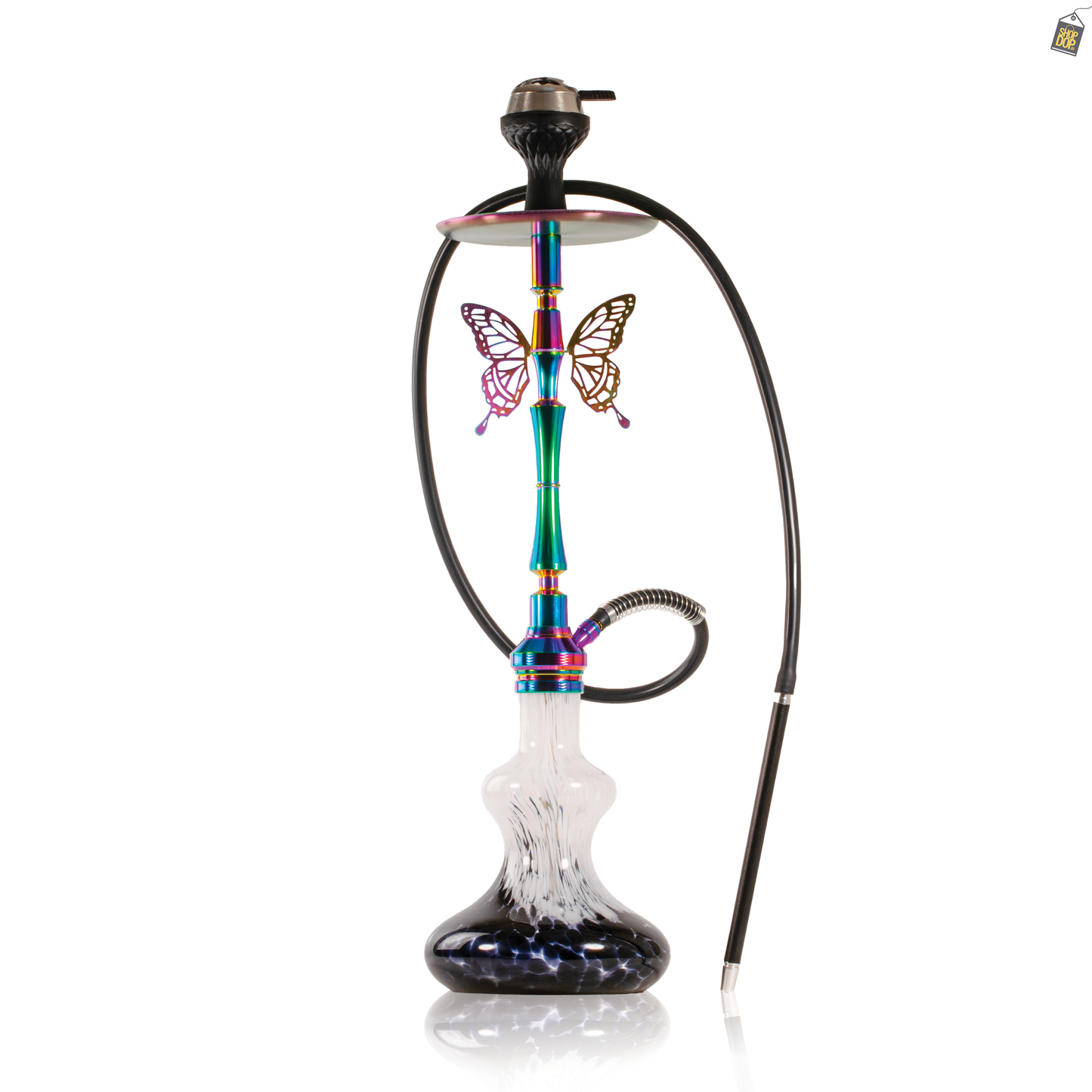 Flutter Hookah with Wings - Rainbow