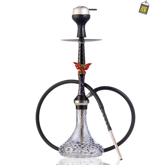 Fly B Hookah - Red (Special Butterfly Edition)