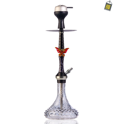 Fly B Hookah - Red (Special Butterfly Edition)