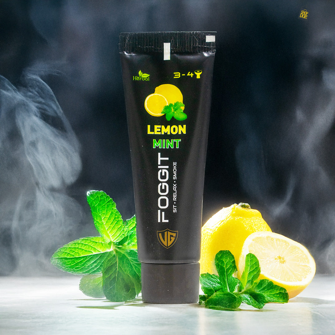 Foggit Herbal Lemon Mint Hookah Paste - Cream - 50g