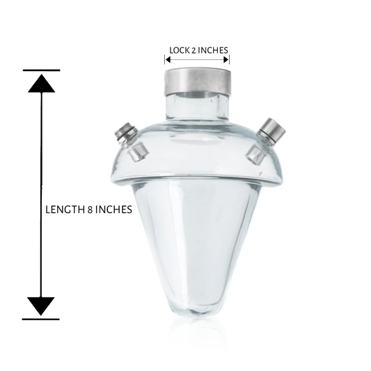 Fonzo Hookah Transparent Replacement Glass Base Only