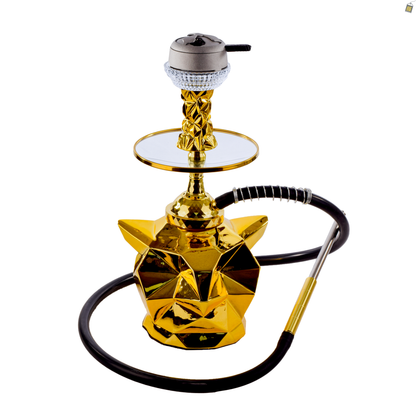 Foxtail Hookah - Gold