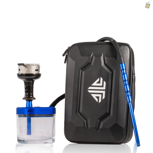 GoFast Hookah with Case - Blue