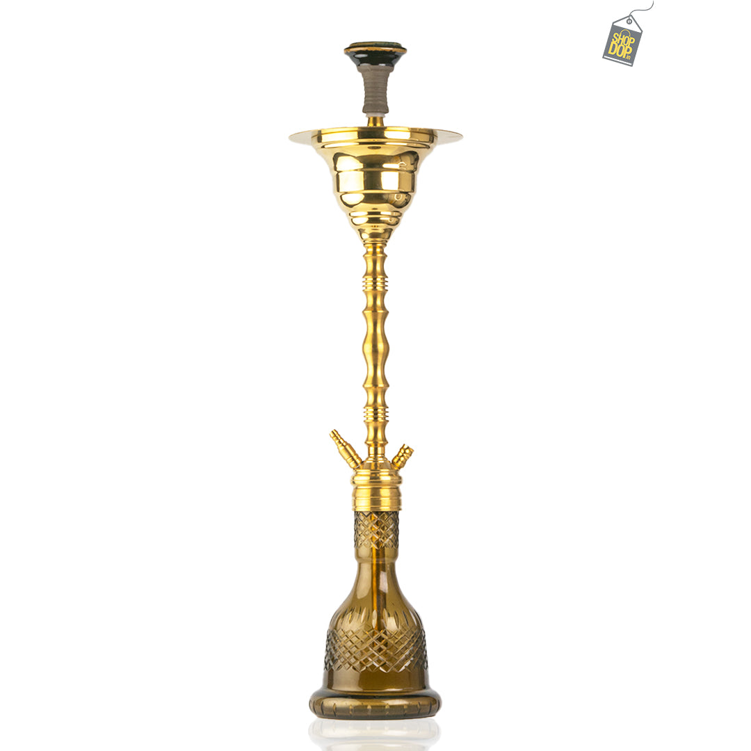 COCOYAYA Gamaliya Persia Hookah - Golden Stem / Black Base