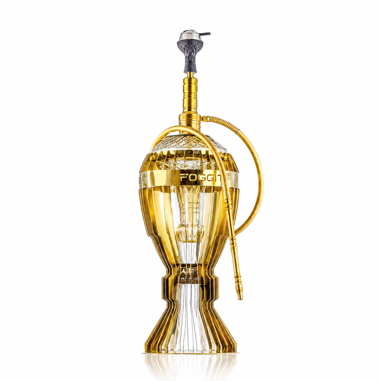 VG Foggit Gemini Hookah - Golden