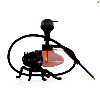 Giant Bee Hookah with LED Light - Black