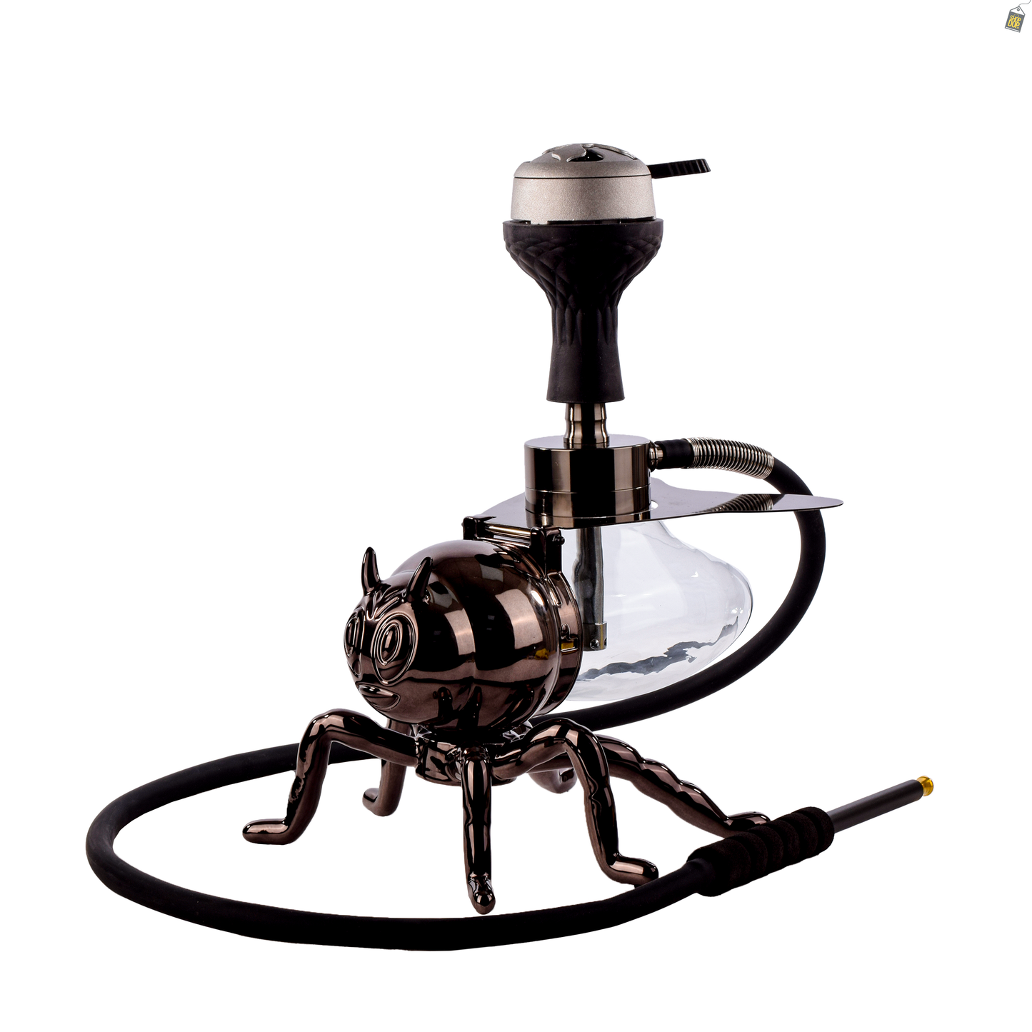 Giant Bee Hookah with LED Light - Black