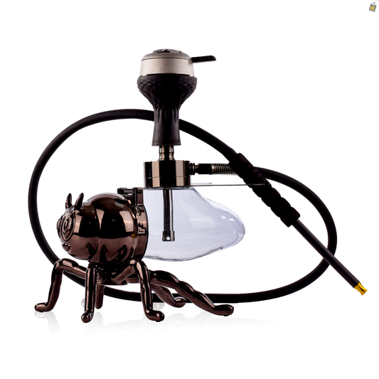 Giant Bee Hookah with LED Light - Black