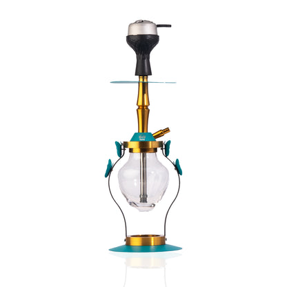 Glide Hookah (Designer) - Green (LED Light with Remote)