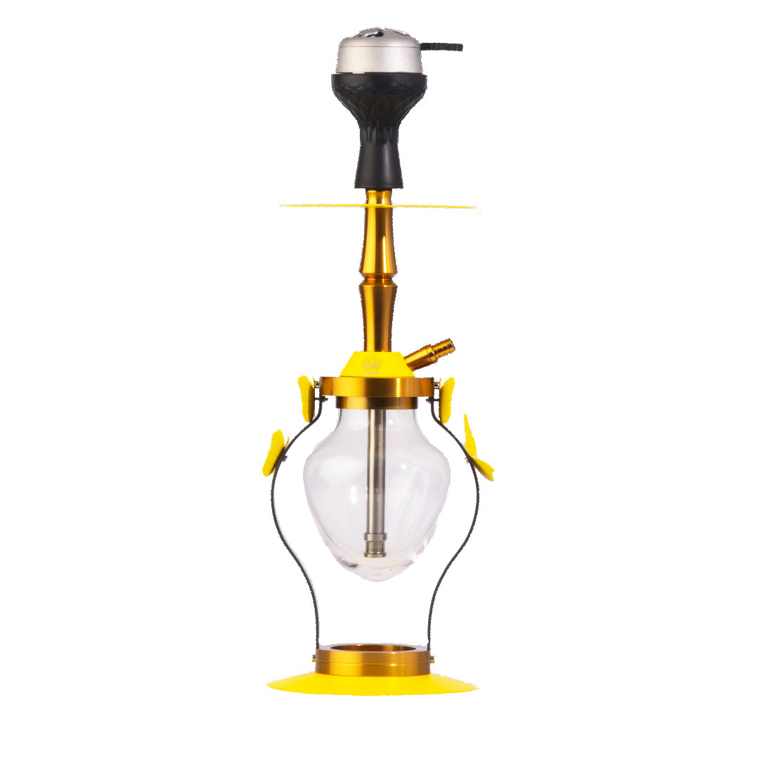 Glide Hookah (Designer) - Yellow (LED Light with Remote)