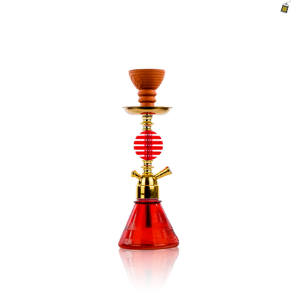 Globle Pumpkin Hookah - Red