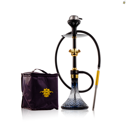Glowing Gladiator Hookah with Bag - Gold