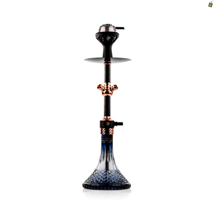 Glowing Gladiator Hookah with Bag - Rose Gold