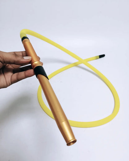 Majesty Silicone Hookah Pipe - Gold