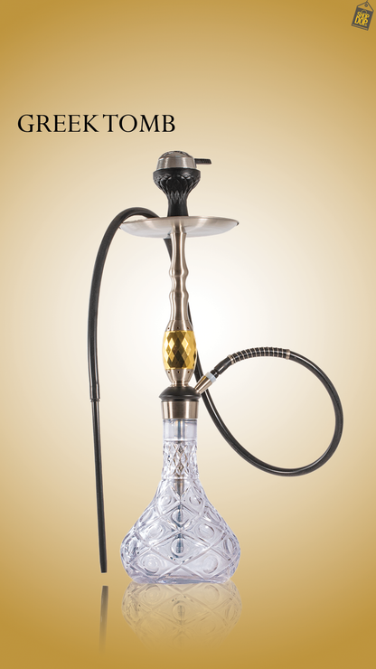 Greek Tomb Hookah - Gold