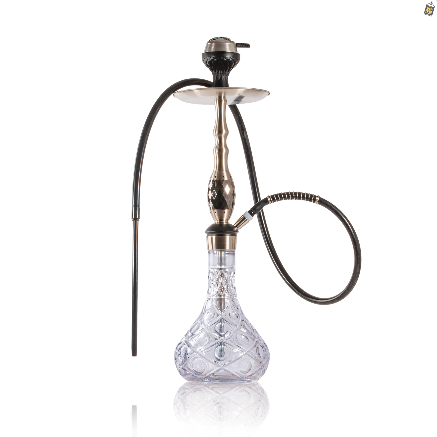 Greek Tomb Hookah - Silver
