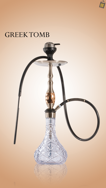 Greek Tomb Hookah - Rose Gold