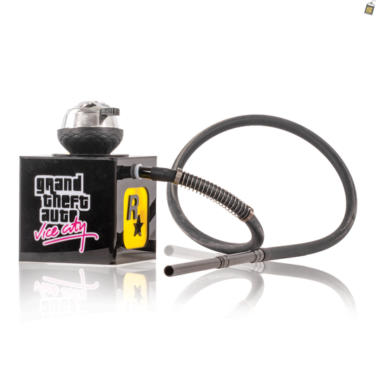 GTA Acrylic Box Hookah - Yellow