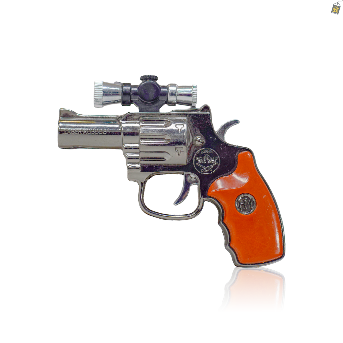 HY Revolver Laser Gun Lighter - Grey