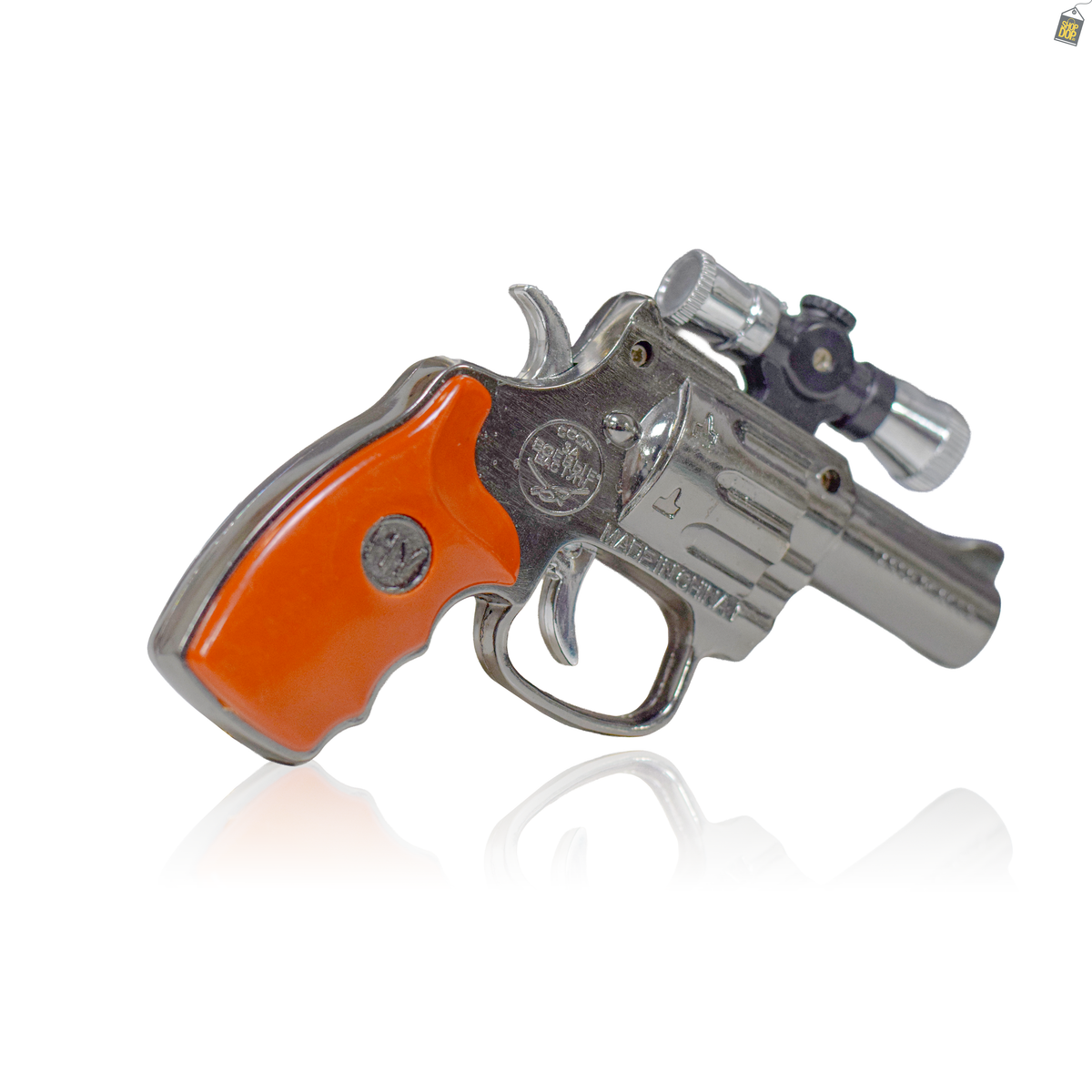 HY Revolver Laser Gun Lighter - Grey