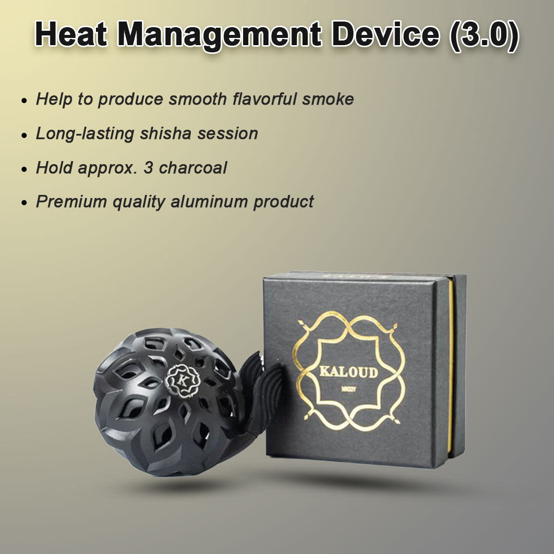 Hookah Heat Management Device (HMD) 3.0 - Black