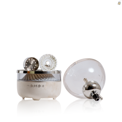 Hi Fi Bomb Hookah with LED and Bluetooth Speaker - Silver