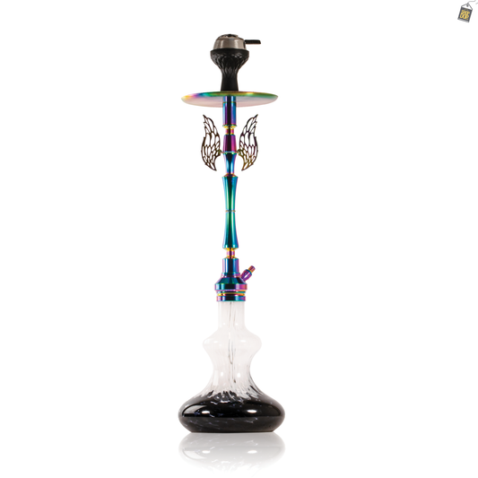 Horus Hookah with Wings - Rainbow