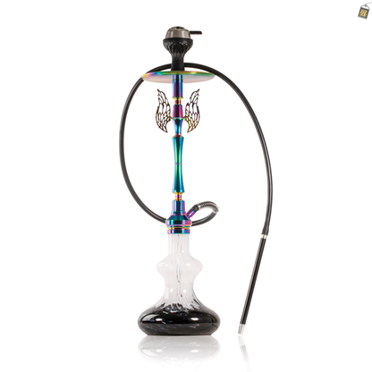 Horus Hookah with Wings - Rainbow
