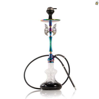 Horus Hookah with Wings - Rainbow