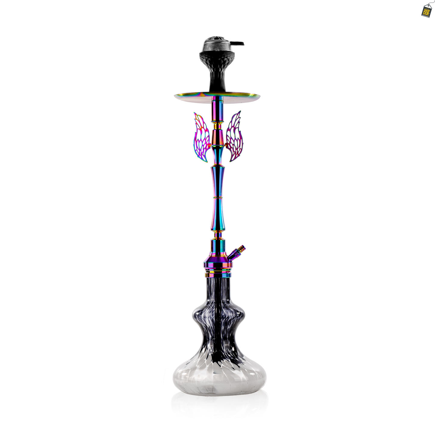 Horus Hookah with Wings - Black