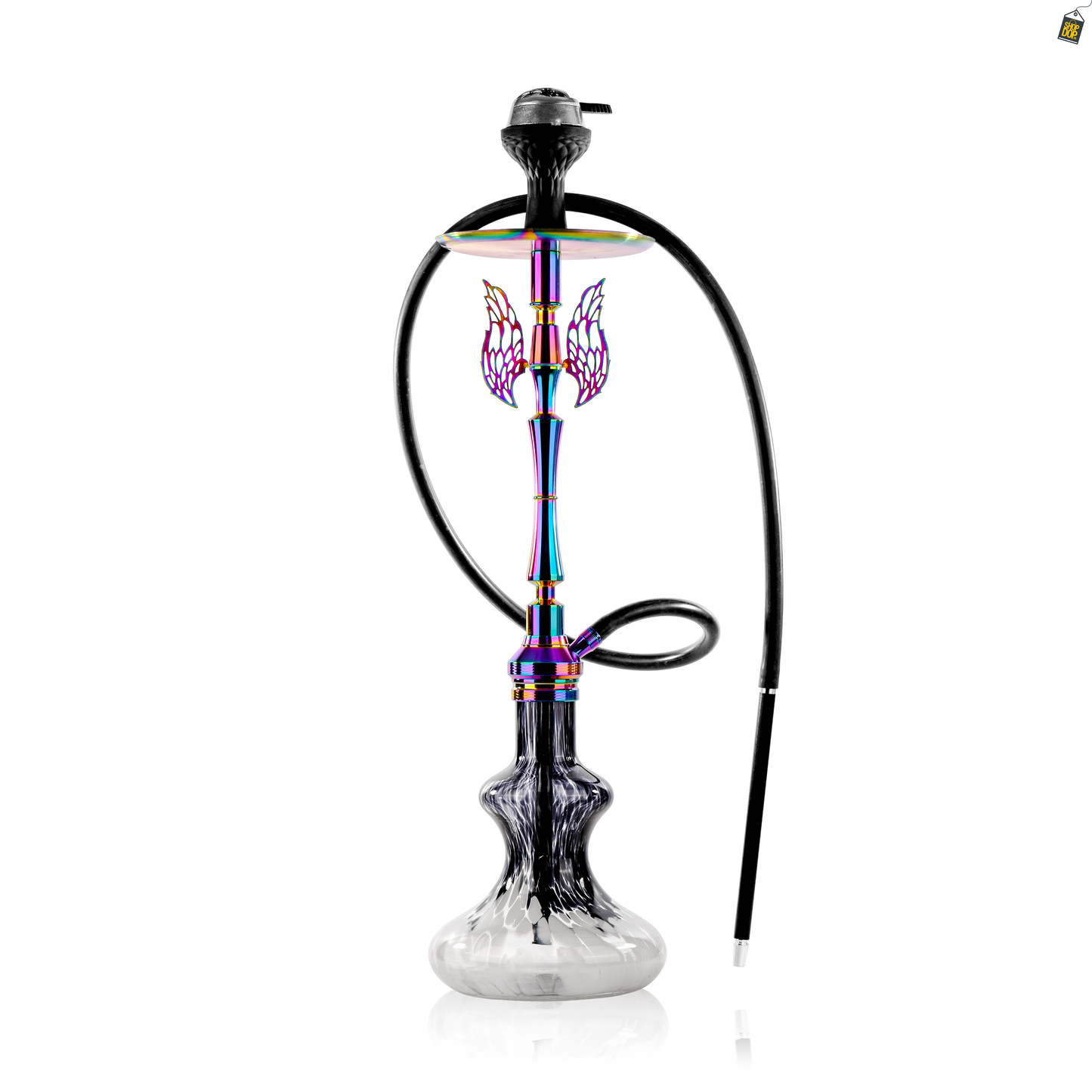 Horus Hookah with Wings - Black
