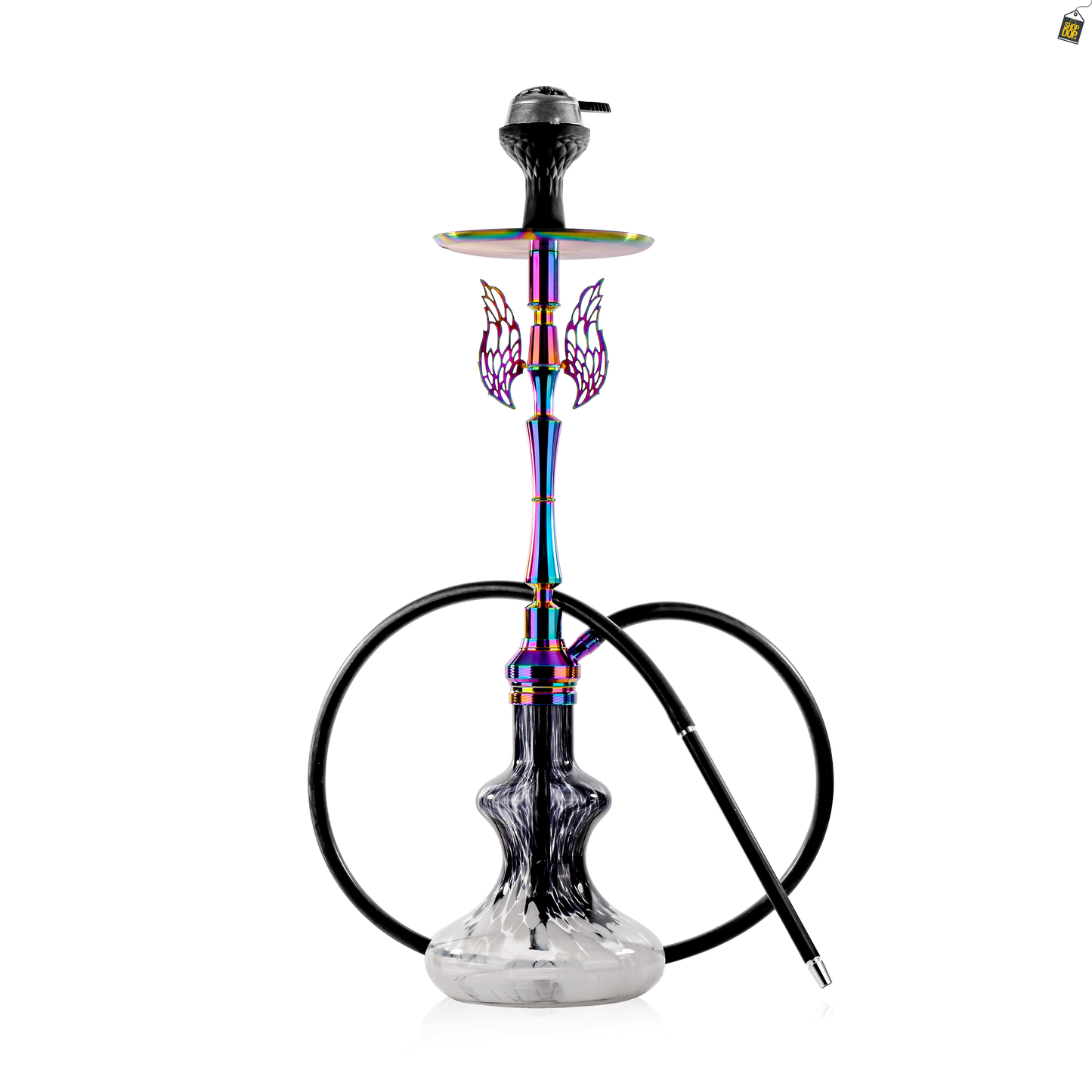 Horus Hookah with Wings - Black