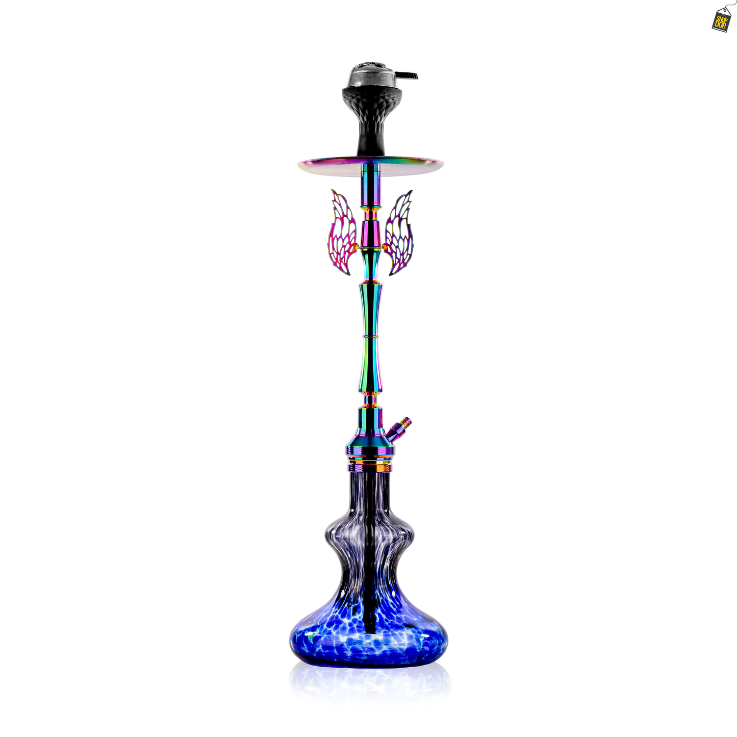 Horus Hookah with Wings - Blue