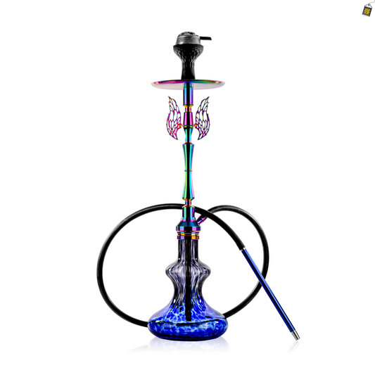 Horus Hookah with Wings - Blue