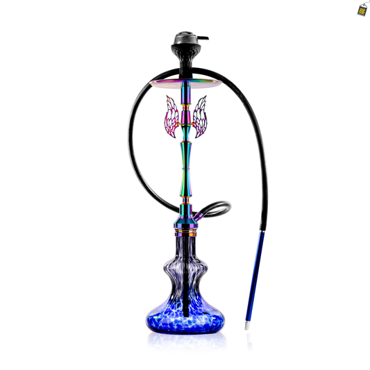Horus Hookah with Wings - Blue
