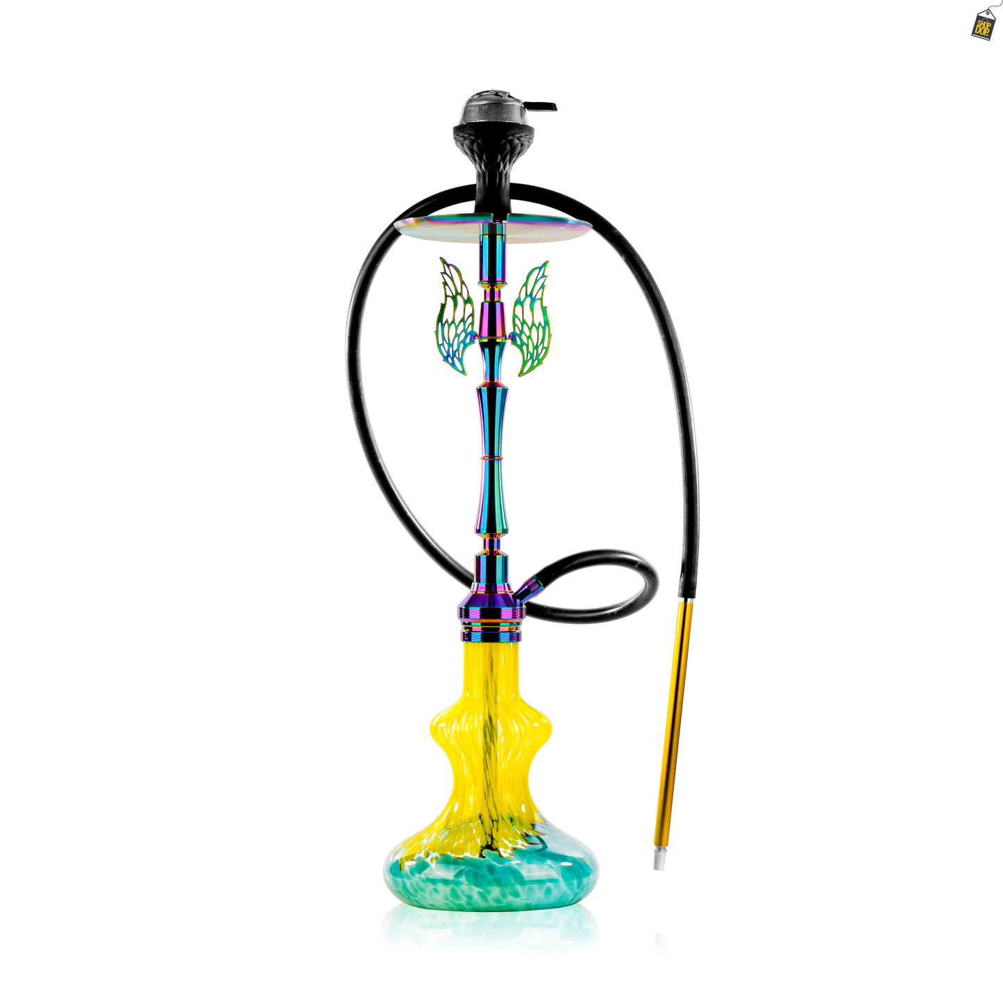 Horus Hookah with Wings - Gold