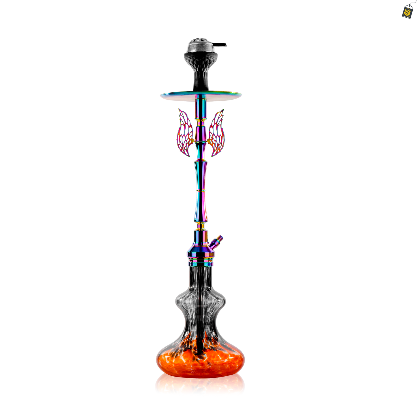 Horus Hookah with Wings - Red