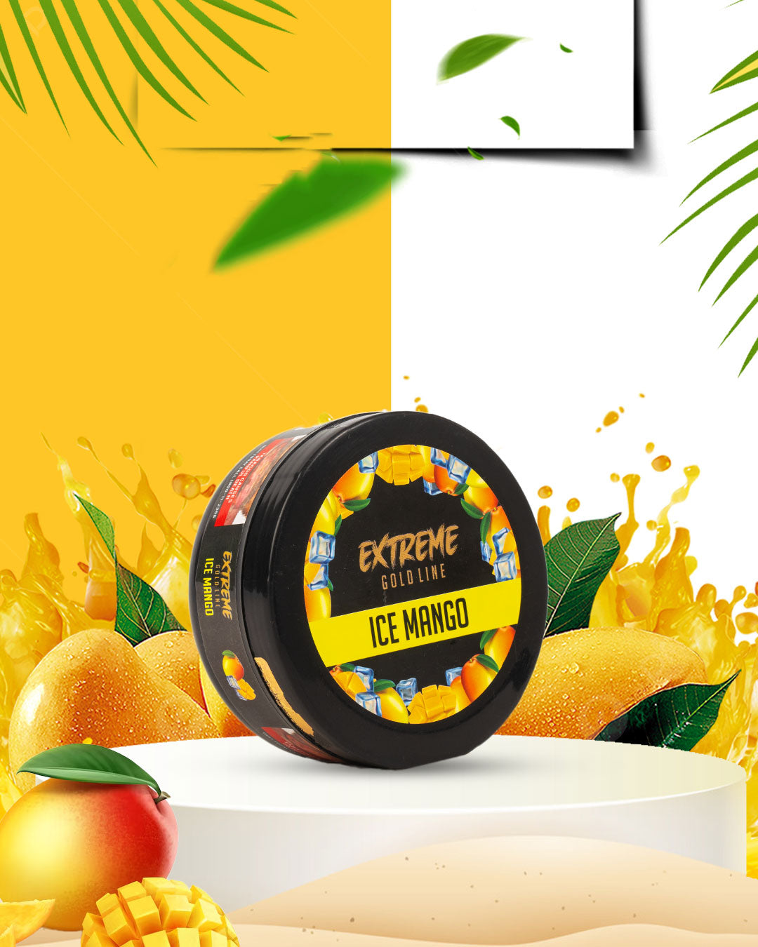Extreme Gold Line Ice Mango Hookah Flavor - 100g Box